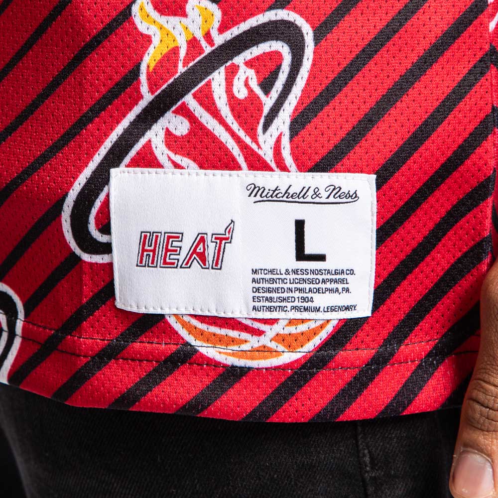 POLERA MIAMI HEATS MITCHELL AND NESS - 5