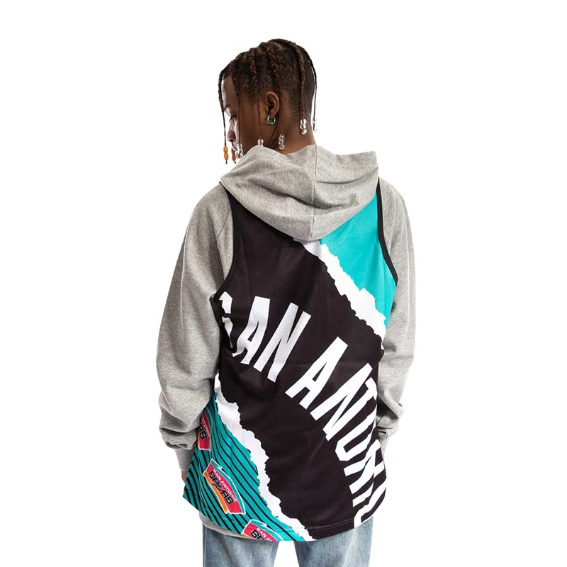 POLERA SAN ANTONIO SPURS MITCHELL AND NESS - 4