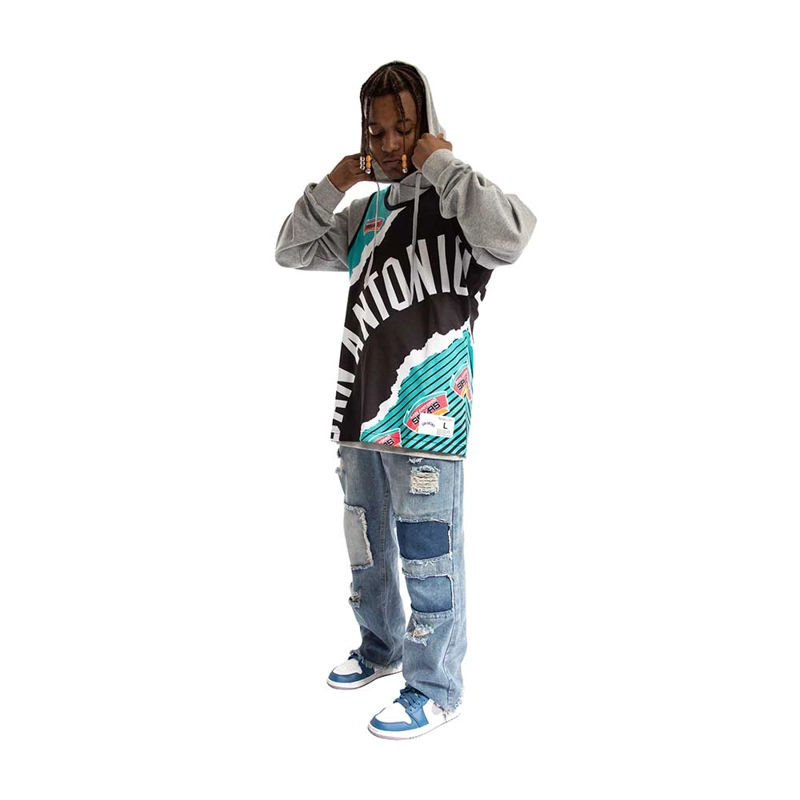 POLERA SAN ANTONIO SPURS MITCHELL AND NESS - 6