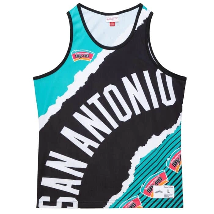 POLERA SAN ANTONIO SPURS MITCHELL AND NESS - 7