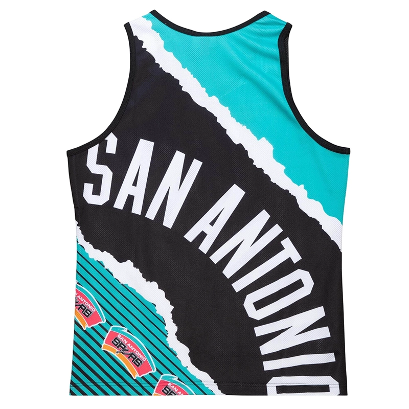 POLERA SAN ANTONIO SPURS MITCHELL AND NESS - 8