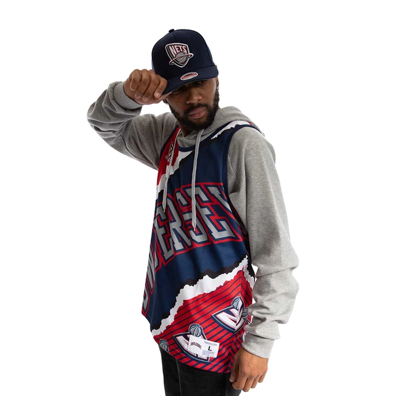 POLERA NBA JUMBOTRON MESH HARDWOOD ORIGINAL MITCHELL AND NESS - 3
