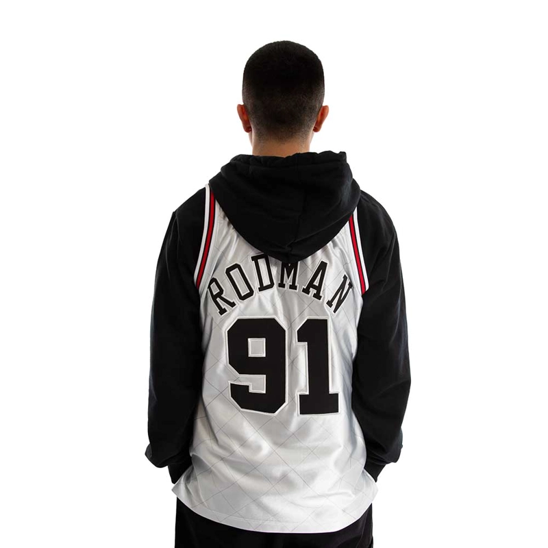 POLERA NBA DENNIS R BULLS 97-98 HC 75TH ANNIVERSARY MITCHELL AND NESS - 3