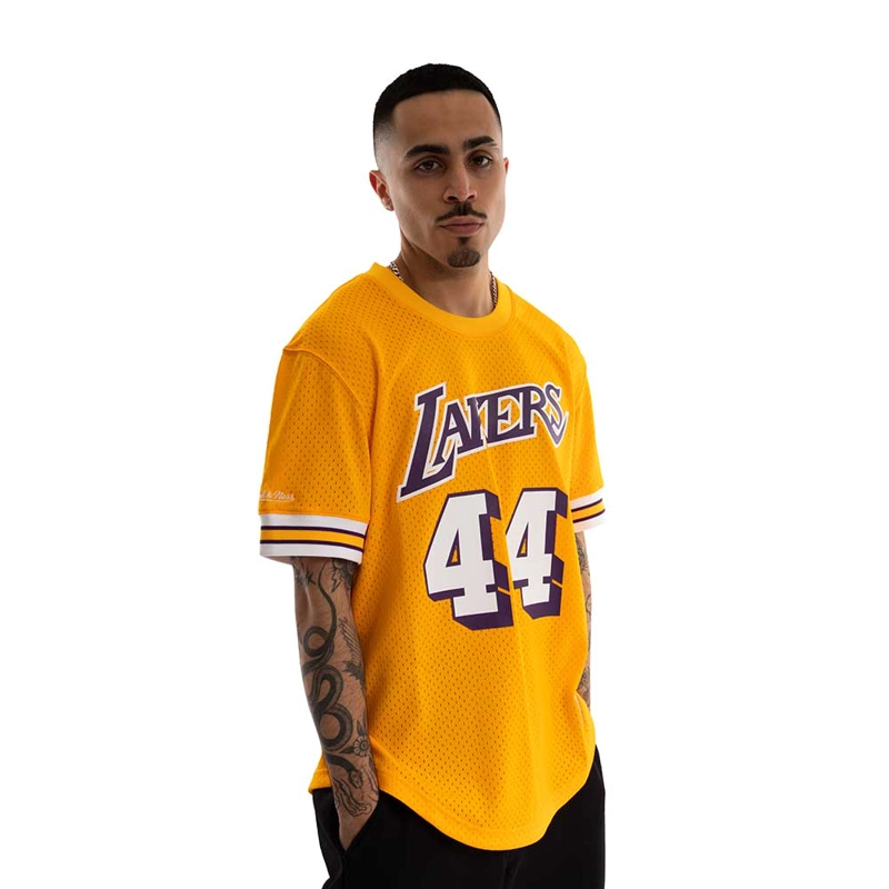 POLERA NBA LAKERS JERRY W 72 MITCHELL AND NESS - 4