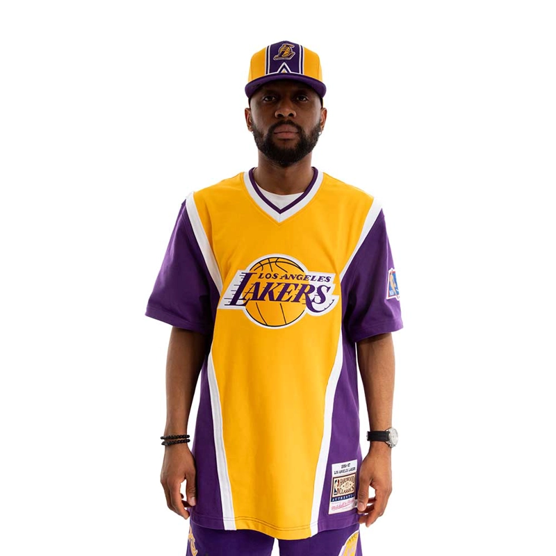 POLERA NBA LOS ANGELES LAKERS 1996-97 MITCHELL AND NESS - 1