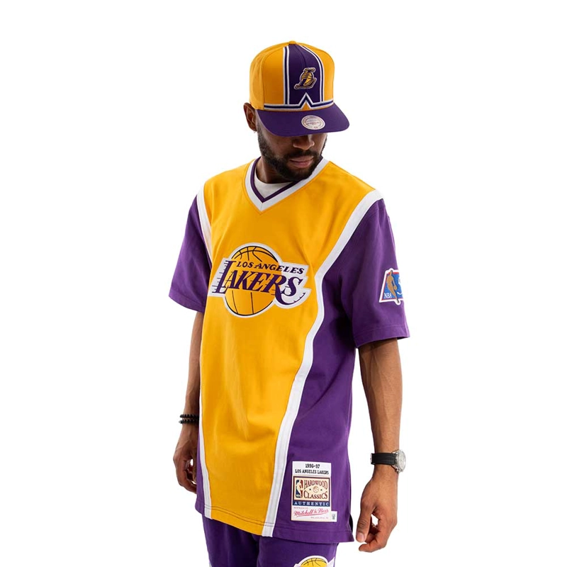 POLERA NBA LOS ANGELES LAKERS 1996-97 MITCHELL AND NESS - 3