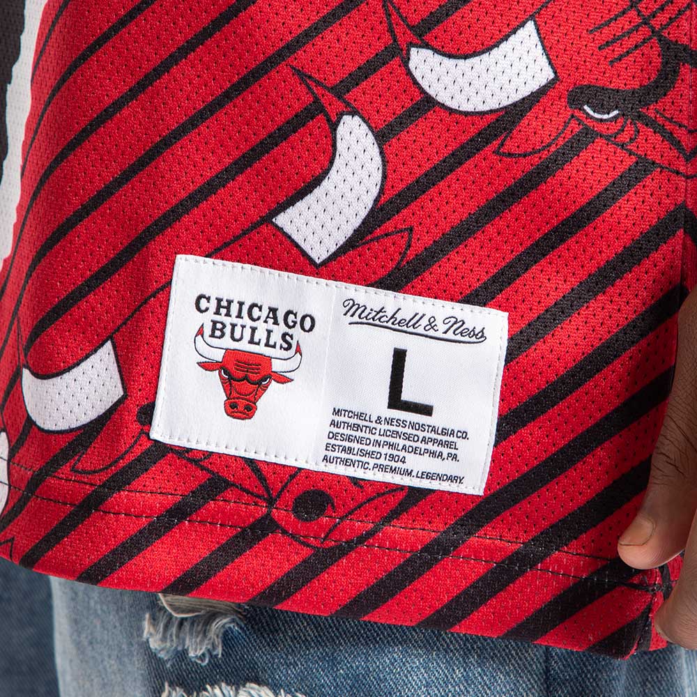 POLERA CHICAGO BULLS JUMBOTRON 2.0 MITCHELL AND NESS - 5