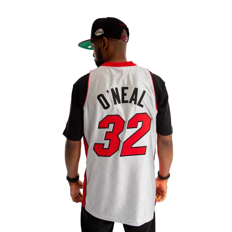 CAMISETA NBA SHAQUILLE O'NEAL MIAMI HEAT MITCHELL & NESS 2005-06 HARDWOOD CLASSICS 75TH - 3