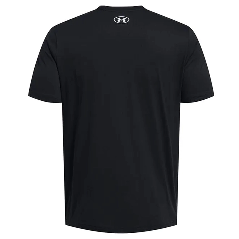 POLERA SPORTSTYLE LOGO MANGA CORTA NEGRO BLANCO UNDER ARMOUR - 2