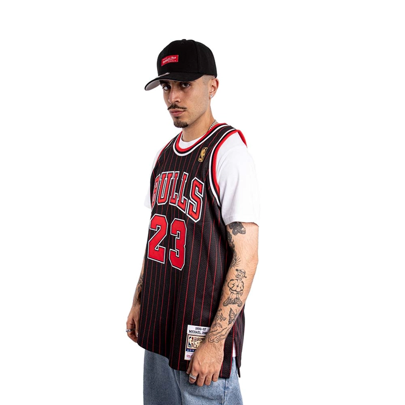POLERA MITCHELL AND NESS AUTHENTIC JERSEY - MJ MITCHELL AND NESS - 5