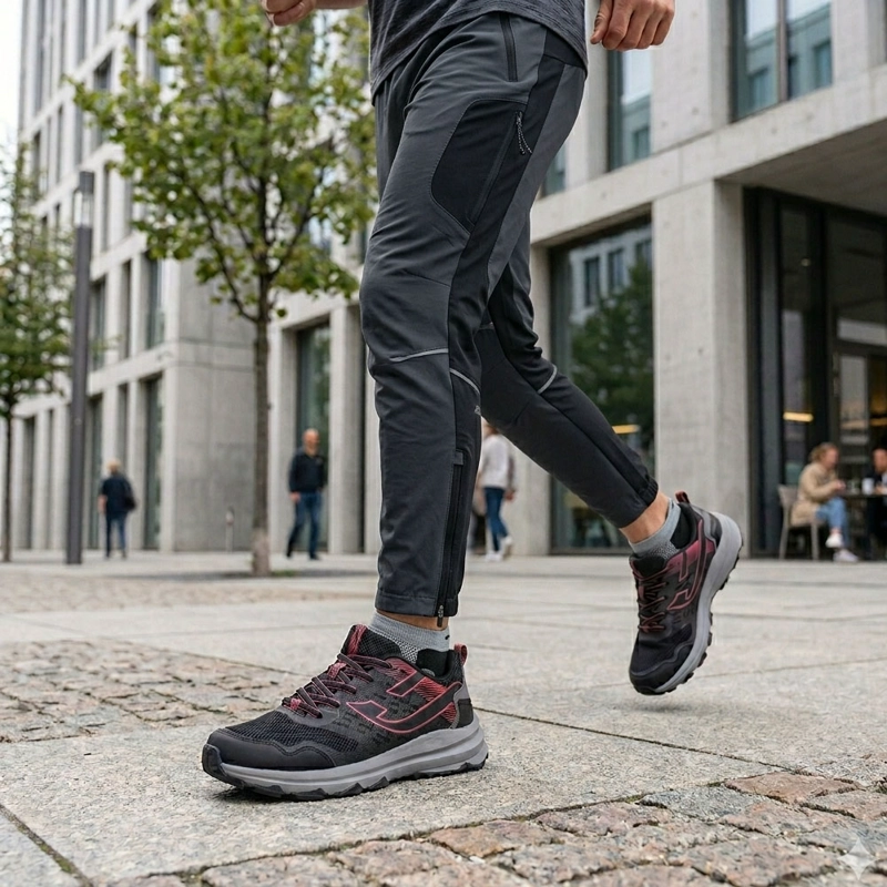 ZAPATILLA HOMBRE TRAIL RUNNING NEGRO ROJO ZMT1005 SPALDING - 4
