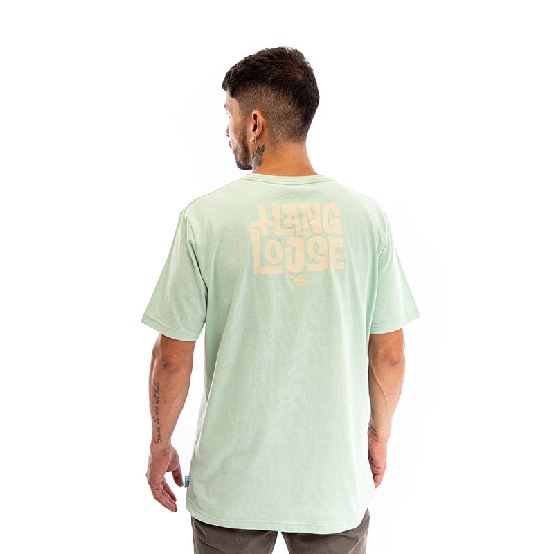 POLERA HOMBRE VERDE SUMMER HANG LOOSE - 4