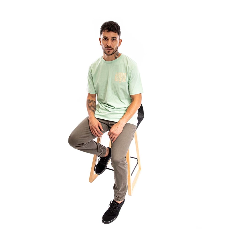POLERA HOMBRE VERDE SUMMER HANG LOOSE - 5