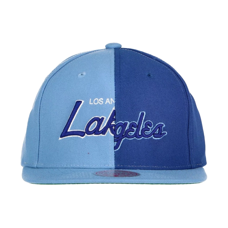 GORRO MITCHELL & NESS AZUL SNAPBACK NBA SPLIT CROWN HWC LAKERS MITCHELL AND NESS - 1