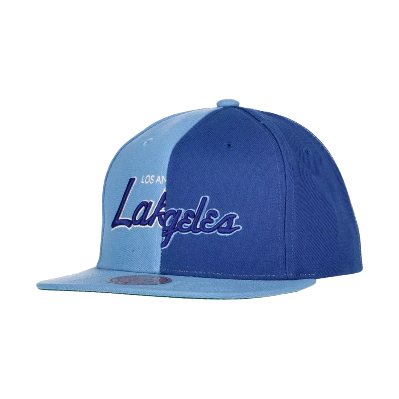 GORRO MITCHELL & NESS AZUL SNAPBACK NBA SPLIT CROWN HWC LAKERS MITCHELL AND NESS - 3
