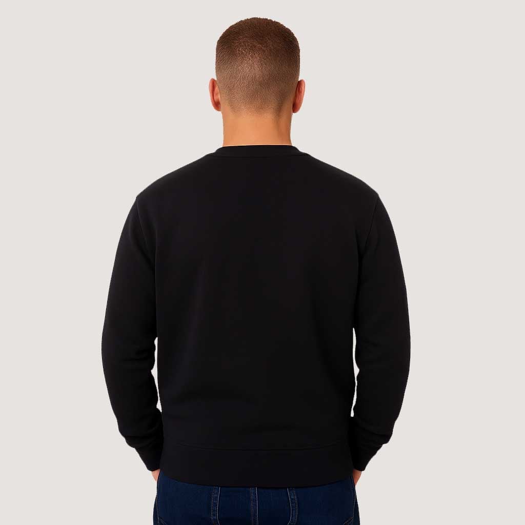 POLERON HOMBRE CREW NECK SALTY NEGRO HANG LOOSE - 2