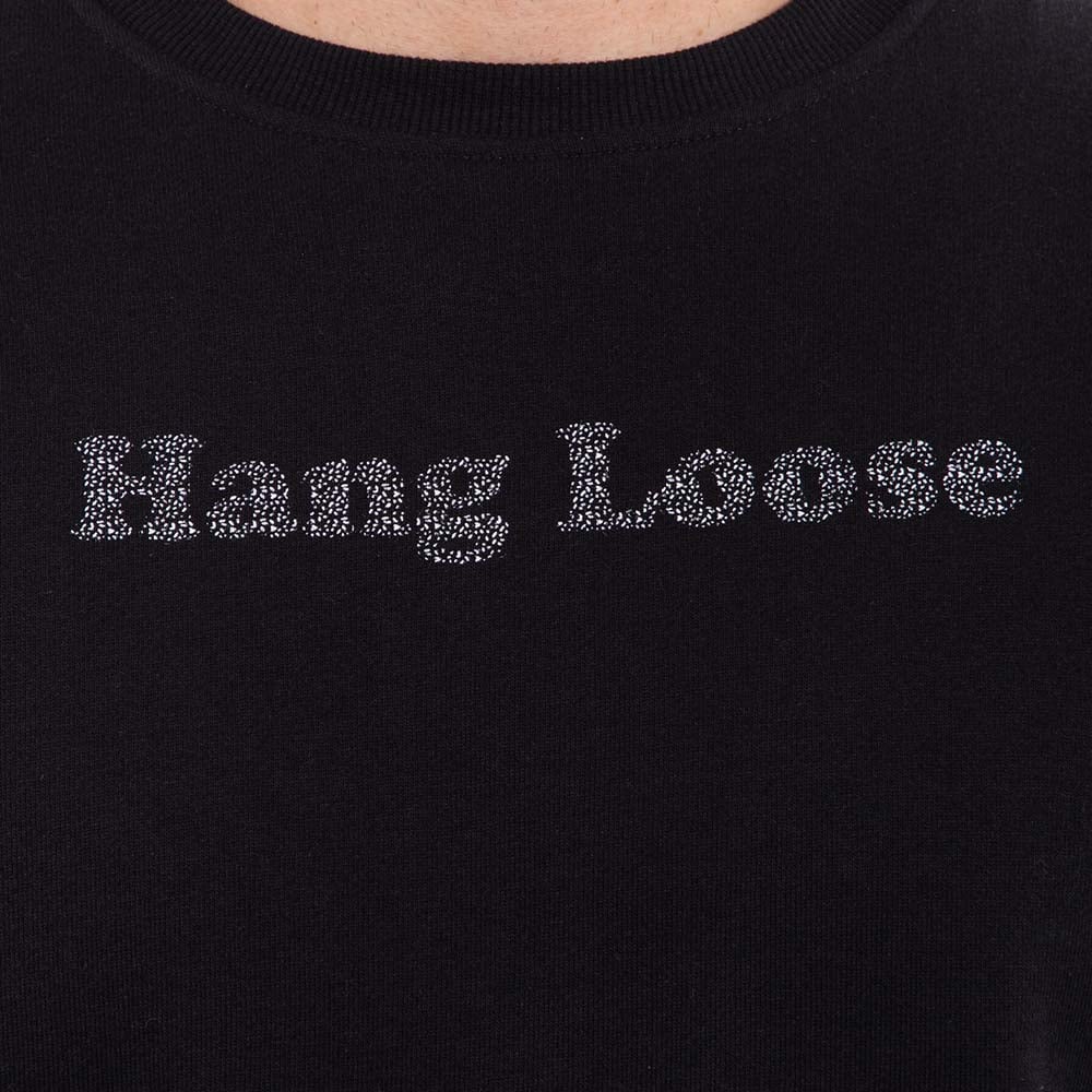 POLERON HOMBRE CREW NECK SALTY NEGRO HANG LOOSE - 3