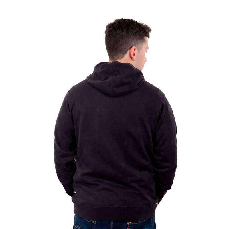 POLERON HOMBRE HOODIE ECHO NEGRO HANG LOOSE - 4