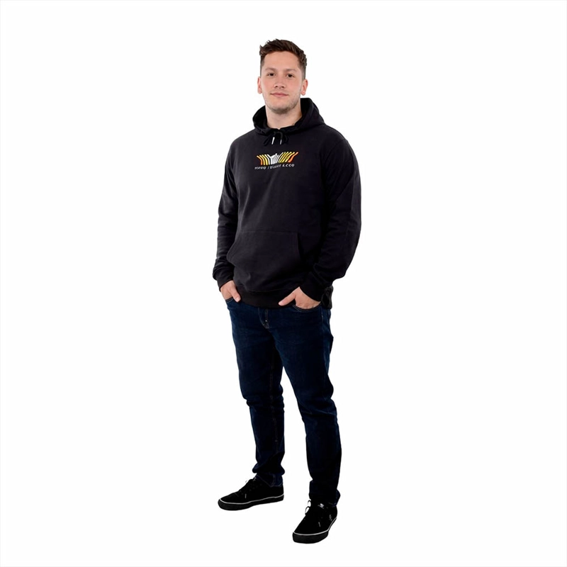 POLERON HOMBRE HOODIE ECHO NEGRO HANG LOOSE - 8
