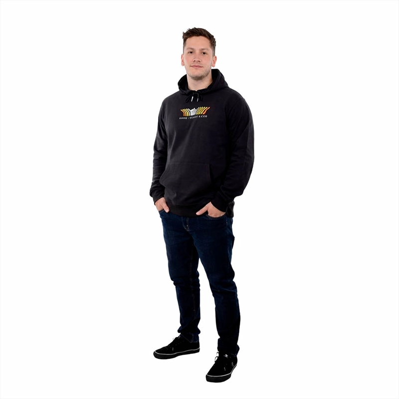 POLERON HOMBRE HOODIE ECHO NEGRO HANG LOOSE - 8