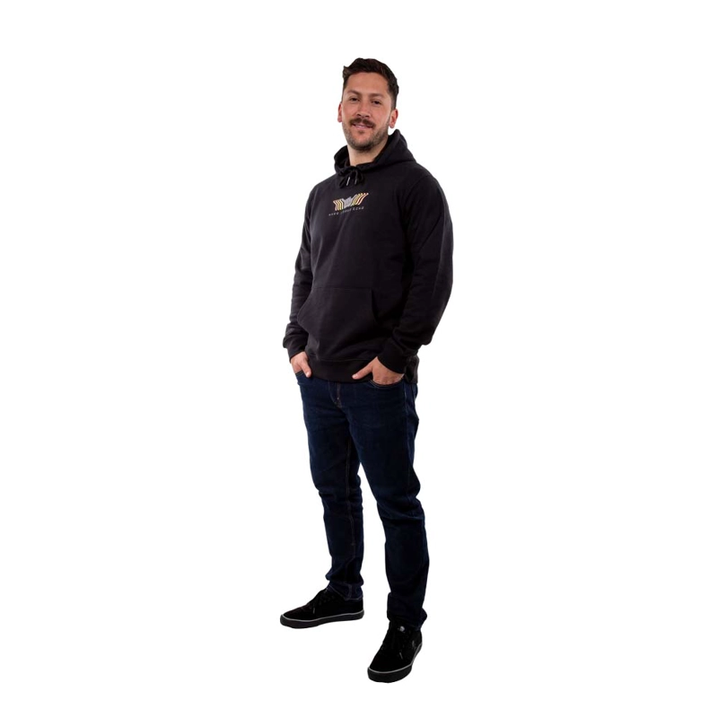 POLERON HOMBRE HOODIE ECHO NEGRO HANG LOOSE - 9