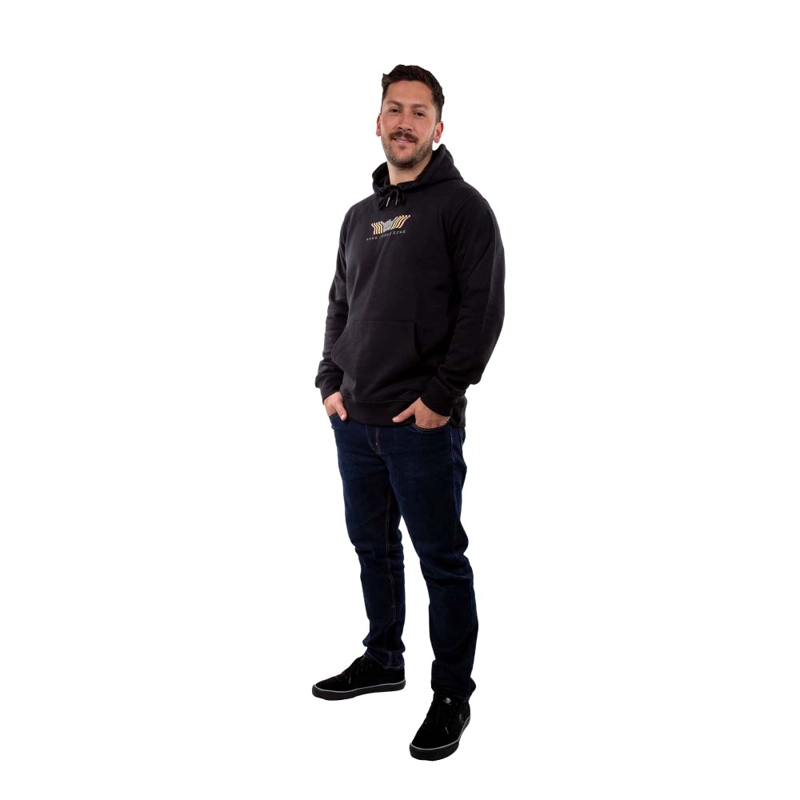 POLERON HOMBRE HOODIE ECHO NEGRO HANG LOOSE - 9
