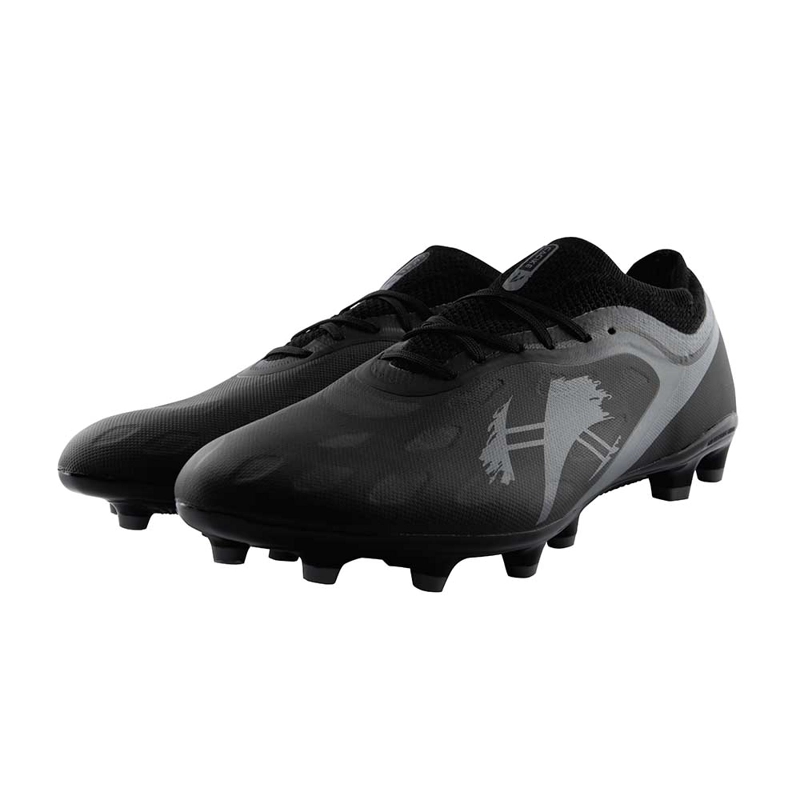 ZAPATILLAS FUTBOL NEGRO GRIS FALCON CAC1KE - 4