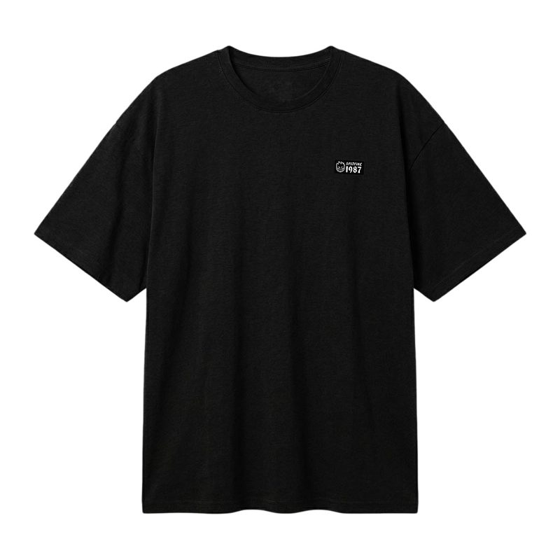 POLERA HOMBRE OVERSIZED SPITFIRE 1987 GRIP STATE NEGRO - 1