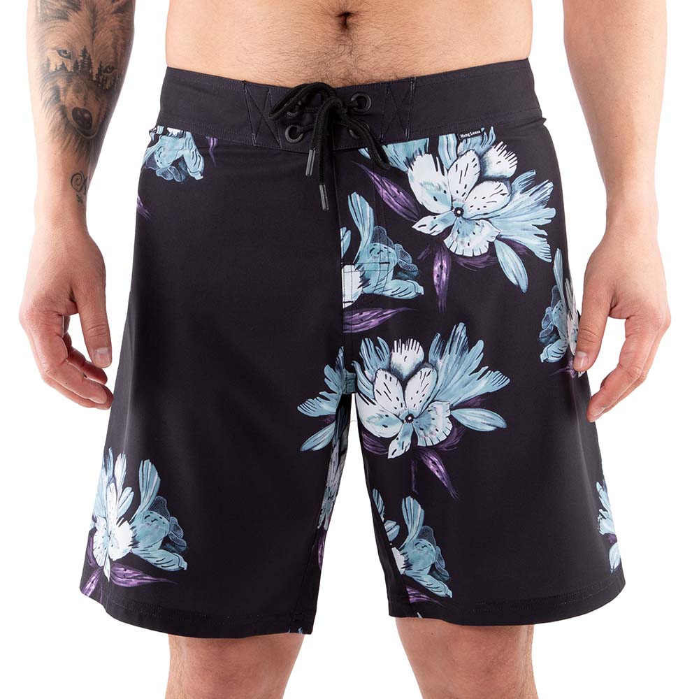 TRAJE DE BAÑO HOMBRE FLOW NEGRO HANG LOOSE - 1