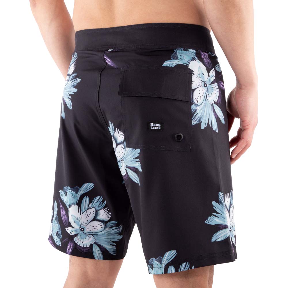 TRAJE DE BAÑO HOMBRE FLOW NEGRO HANG LOOSE - 2