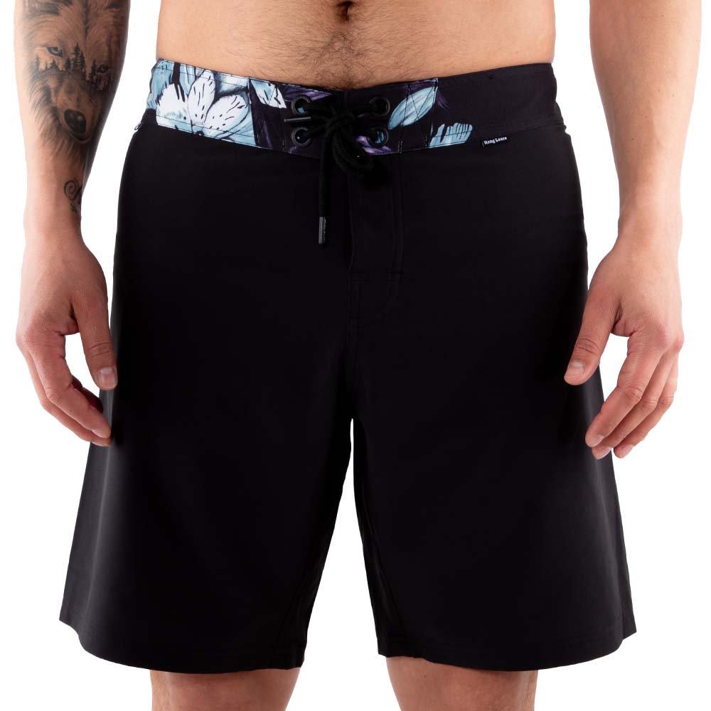 TRAJE DE BAÑO HOMBRE FLORIDA NEGRO HANG LOOSE - 1