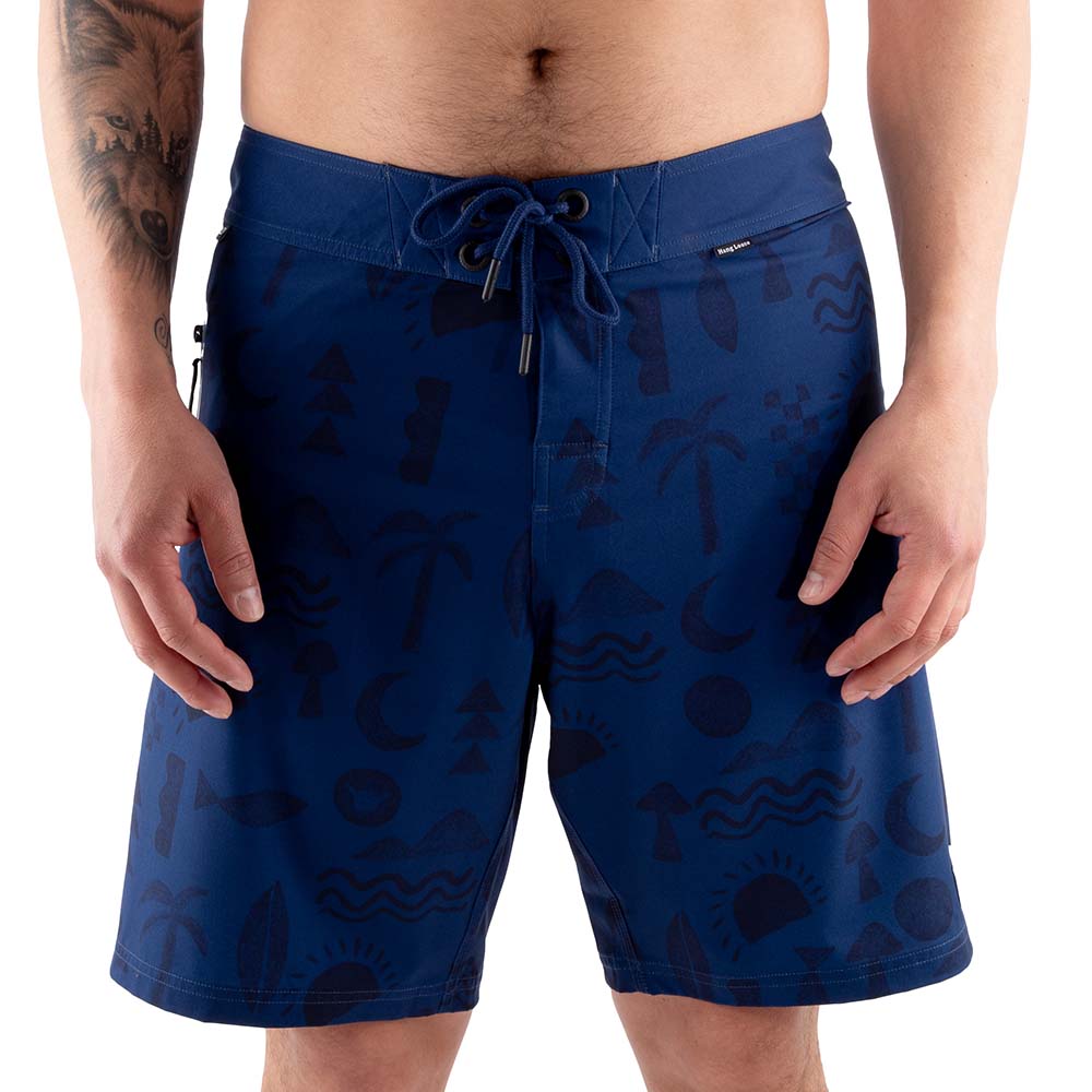TRAJE DE BAÑO HOMBRE ELEMENTS AZUL HANG LOOSE - 1