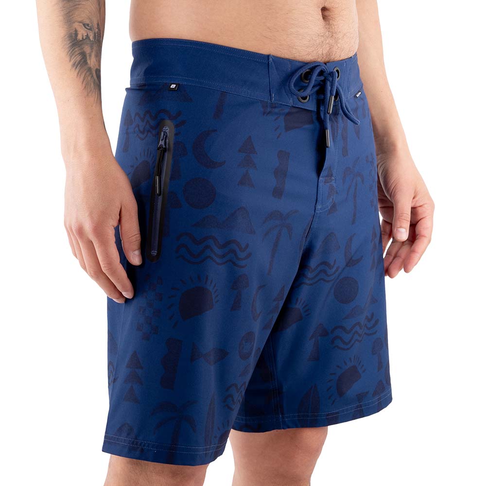 TRAJE DE BAÑO HOMBRE ELEMENTS AZUL HANG LOOSE - 3