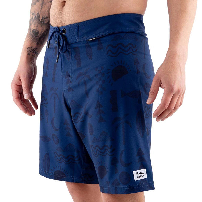 TRAJE DE BAÑO HOMBRE ELEMENTS AZUL HANG LOOSE - 4