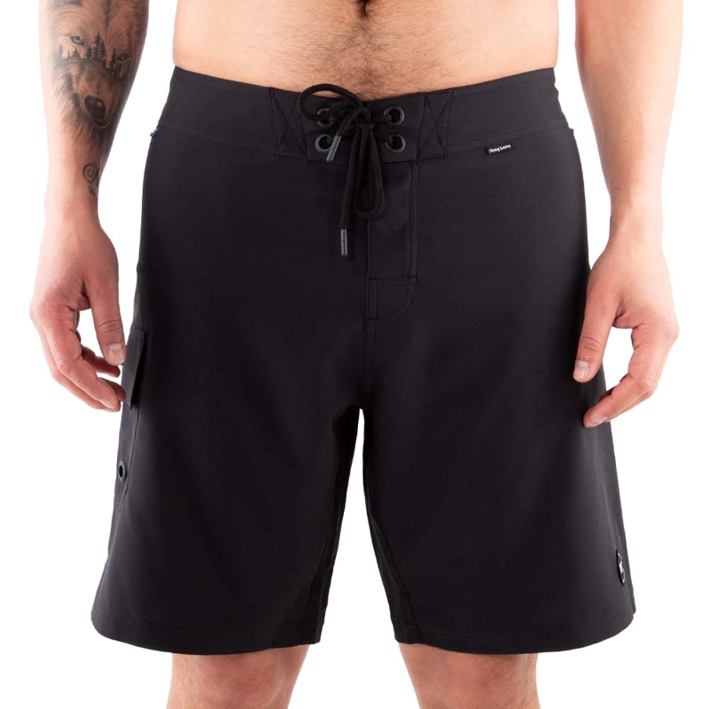 TRAJE DE BAÑO HOMBRE CLEAN NEGRO HANG LOOSE - 1