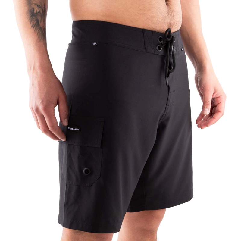 TRAJE DE BAÑO HOMBRE CLEAN NEGRO HANG LOOSE - 3