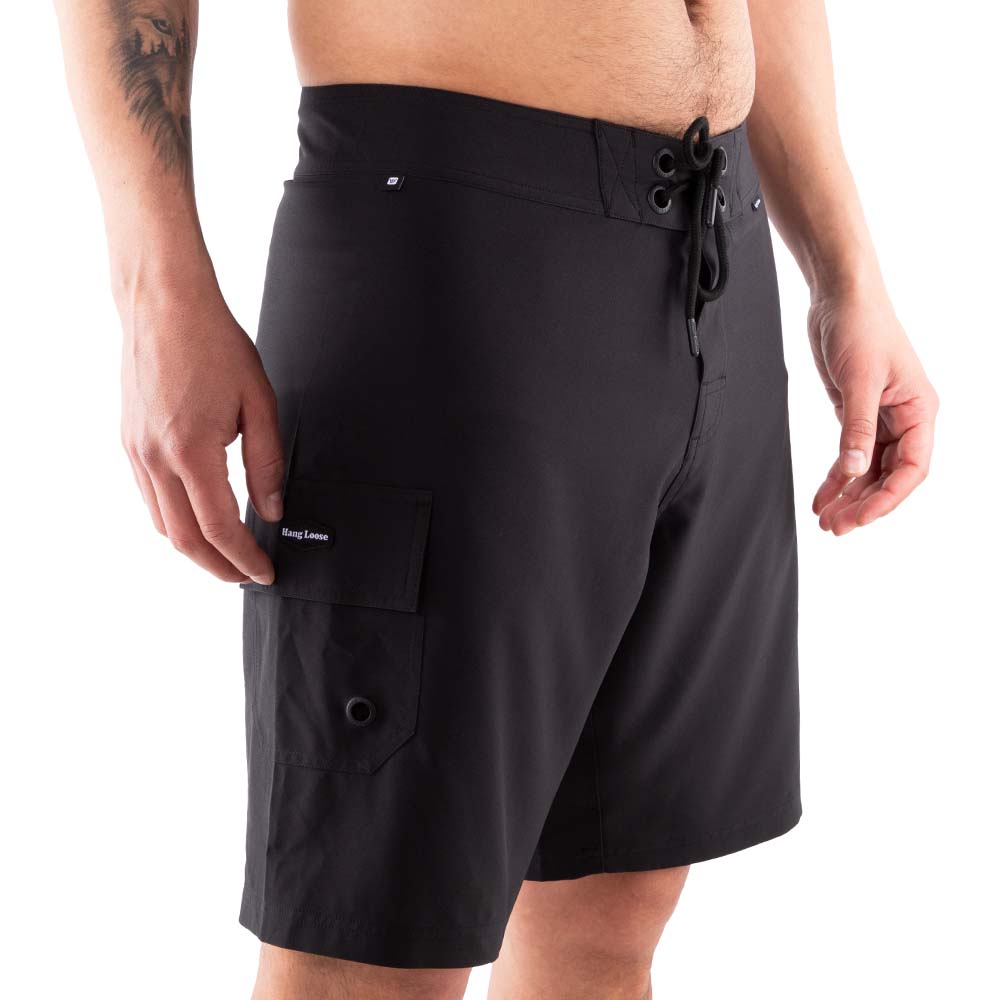 TRAJE DE BAÑO HOMBRE CLEAN NEGRO HANG LOOSE - 3