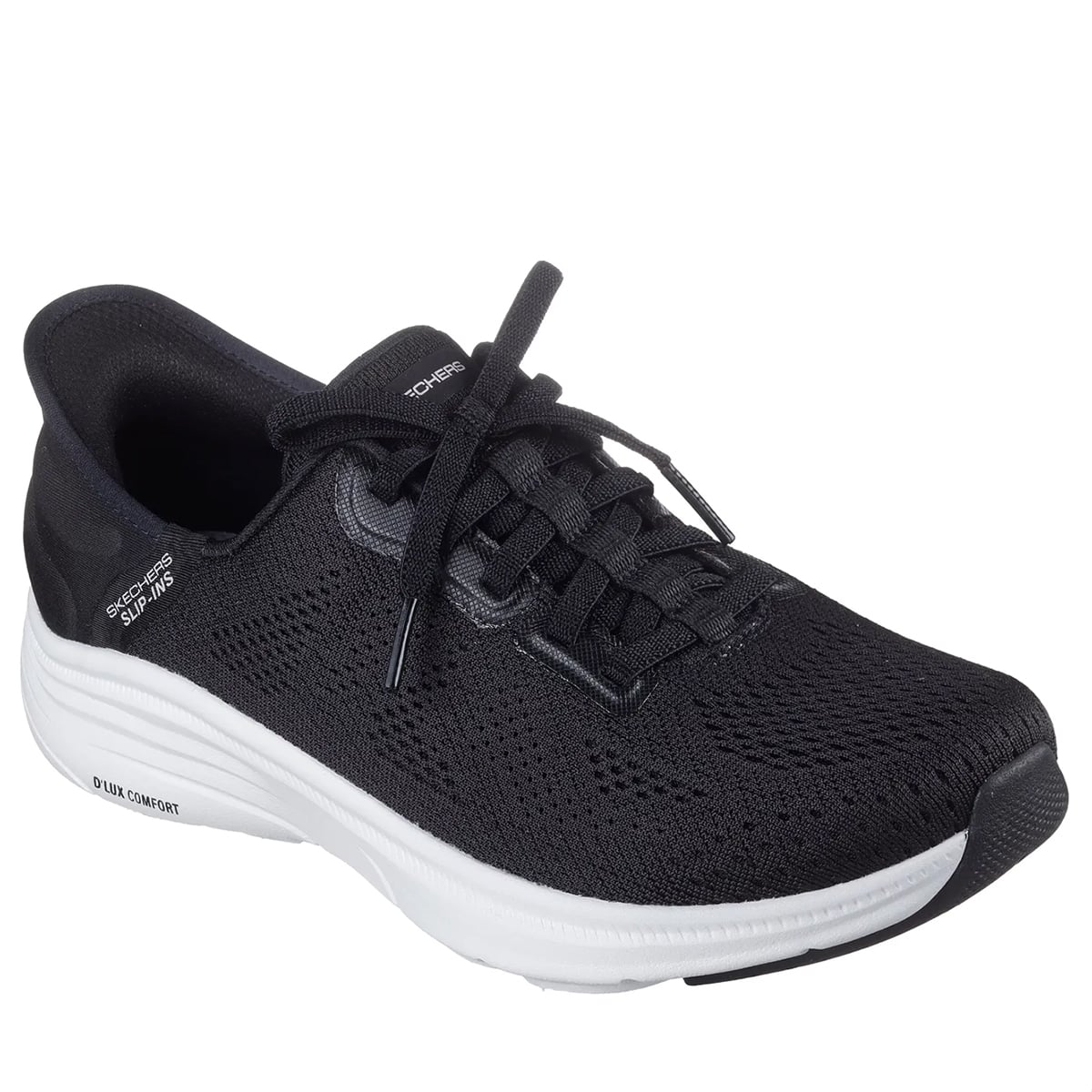 ZAPATILLAS URBANAS SKECHERS MUJER D'LUX COMFORT 2.0 SLIP-INS 104476-BKW - 3