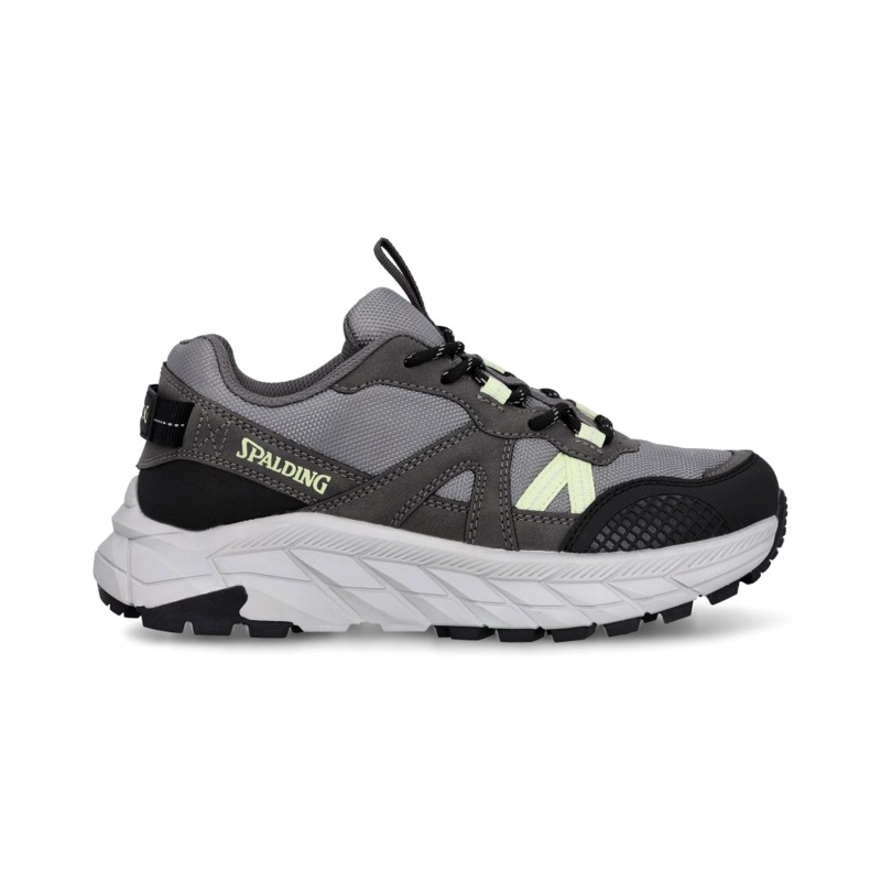 ZAPATILLAS OUTDOOR MUJER CLIFF GRIS NEGRO SPALDING - 1