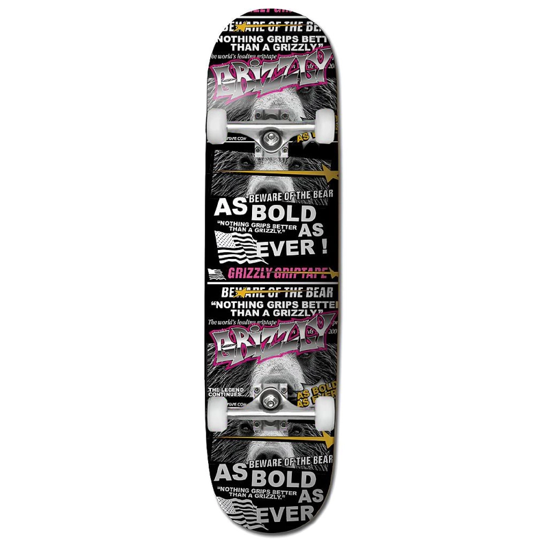 TABLA SKATE COMPLETA AS BOLD AS EVER 8.0'' GRIZZLY GRIPTAPE - 3