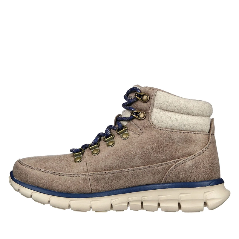 BOTOTO WATER REPELLENT MUJER SKECHERS SYNERGY - COOL SEEKER BEIGE ARENA - 2