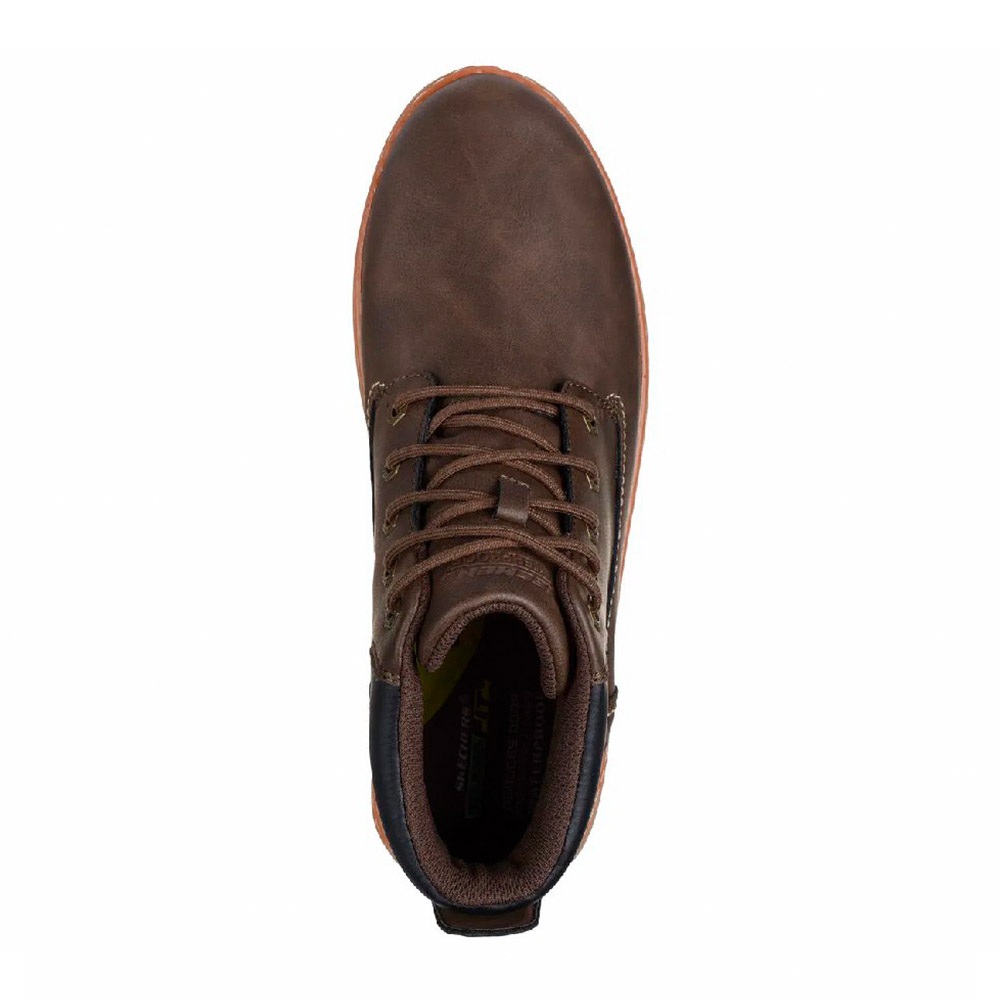 BOTIN WATERPROOF HOMBRE SKECHERS GARLAN - DENO CHOCOLATE 205235-CHOC - 3
