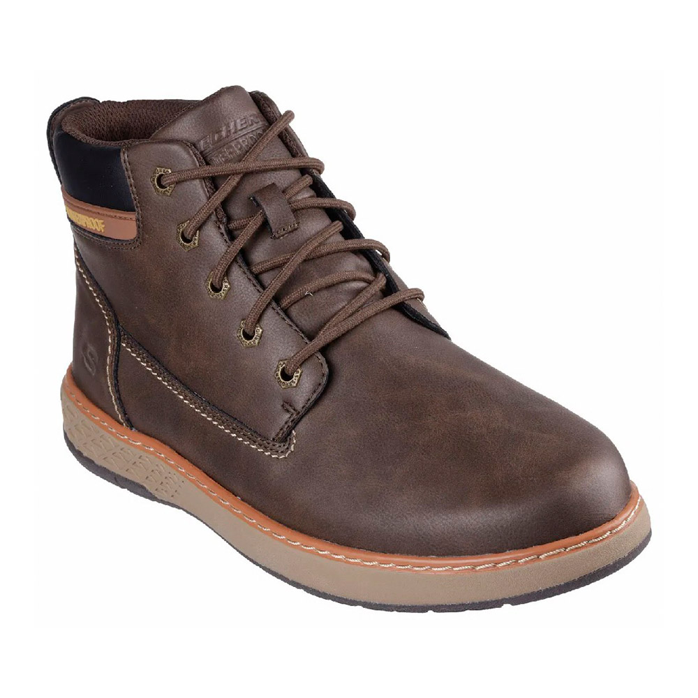 BOTIN WATERPROOF HOMBRE SKECHERS GARLAN - DENO CHOCOLATE 205235-CHOC - 5