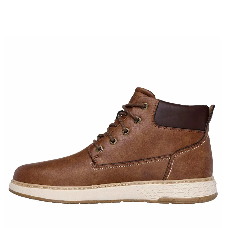 BOTIN WATERPROOF HOMBRE SKECHERS GARLAN - DENO MARRON 205235-BRN - 2