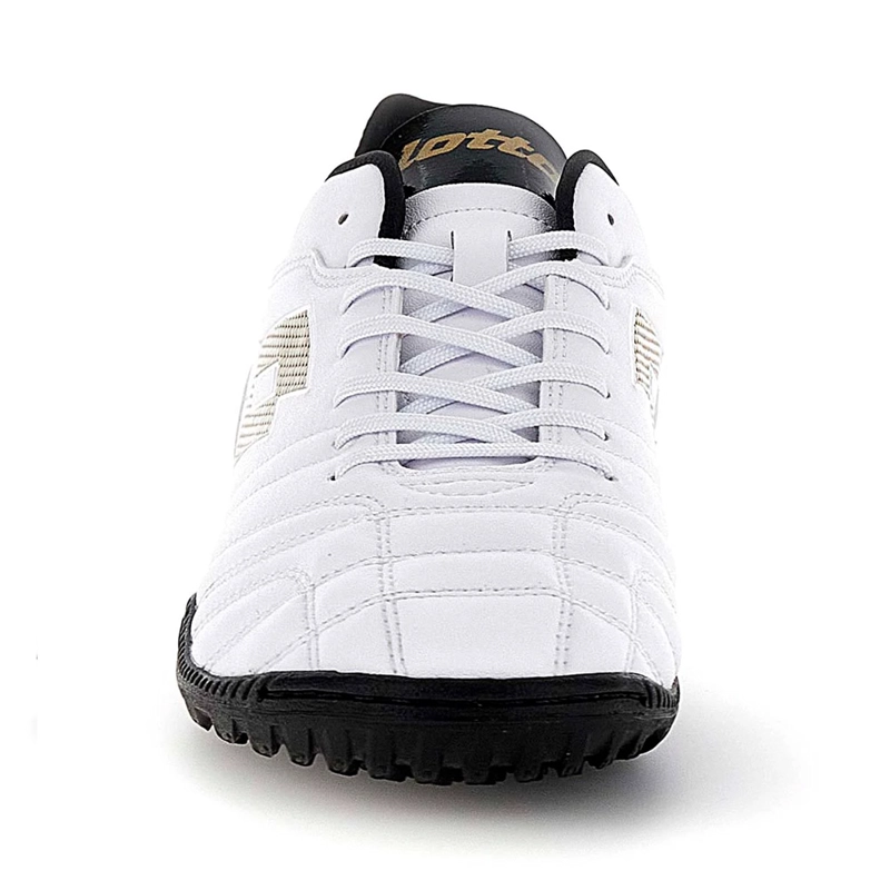 ZAPATILLA BABY FUTBOL HOMBRE LOTTO - STADIO 705 TF BLANCO DORADO - 3