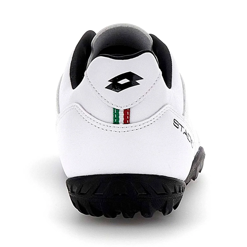 ZAPATILLA BABY FUTBOL HOMBRE LOTTO - STADIO 705 TF BLANCO DORADO - 4