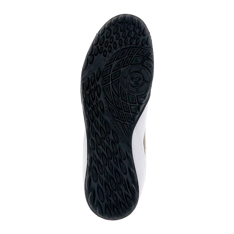 ZAPATILLA BABY FUTBOL HOMBRE LOTTO - STADIO 705 TF BLANCO DORADO - 5