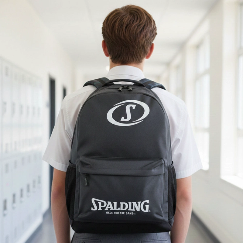 MOCHILA URBANA GRIS LOGO 25L SPALDING - 5