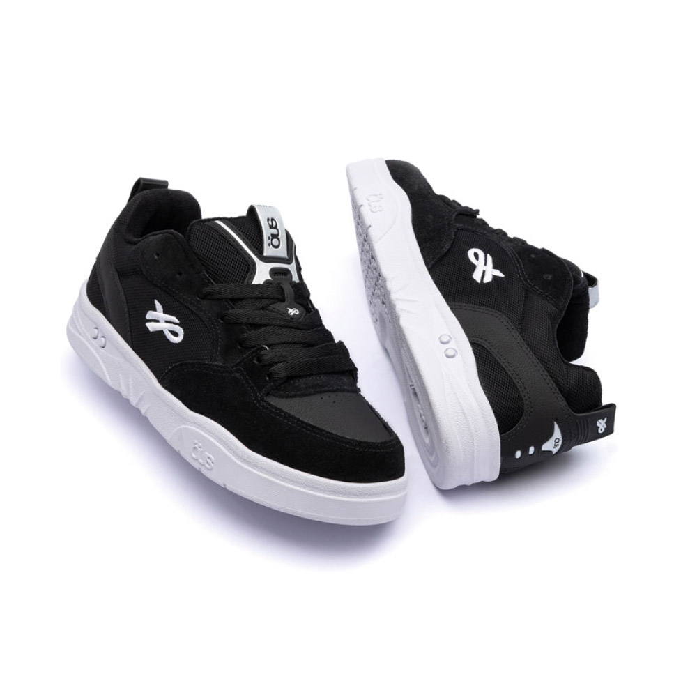 ZAPATILLA OUS FLUENTE PTO BRANCO PRETO ESSENCIAL - 4