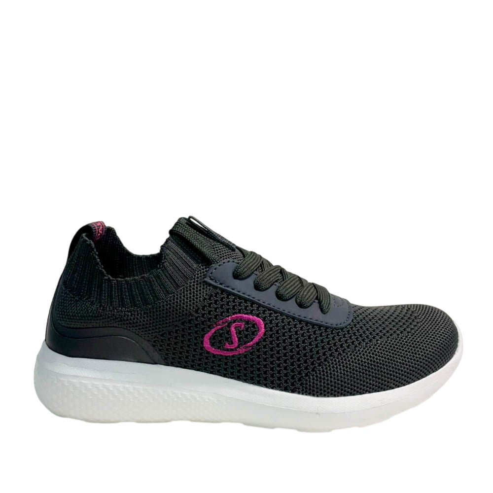 ZAPATILLA MUJER SPALDING FITNESS GRIS OSCURO - 1